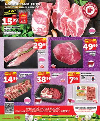 TOPAZ - gazetka promocyjna Superceny na Święta od czwartku, 02.04 od czwartku 02.04 do środy 08.04 - strona 10