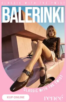 Renee - gazetka promocyjna Balerinki damskie od środy 25.03 do czwartku 02.04