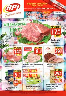 API Market - gazetka promocyjna Gazetka od środy 25.03 do wtorku 07.04