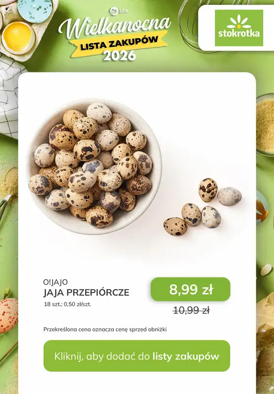 Stokrotka - gazetka promocyjna Wielkanocna Lista Zakupów w Stokrotce! od czwartku 26.03 do środy 01.04 - strona 12