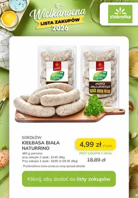 Stokrotka - gazetka promocyjna Wielkanocna Lista Zakupów w Stokrotce! od czwartku 26.03 do środy 01.04 - strona 3