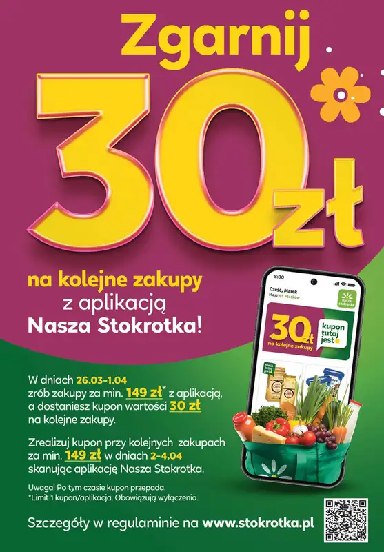 Stokrotka - gazetka promocyjna Wielkanocna Lista Zakupów w Stokrotce! od czwartku 26.03 do środy 01.04 - strona 13