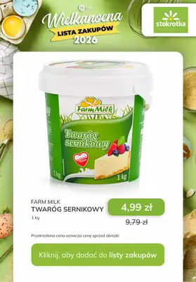Stokrotka - gazetka promocyjna Wielkanocna Lista Zakupów w Stokrotce! od czwartku 26.03 do środy 01.04 - strona 14