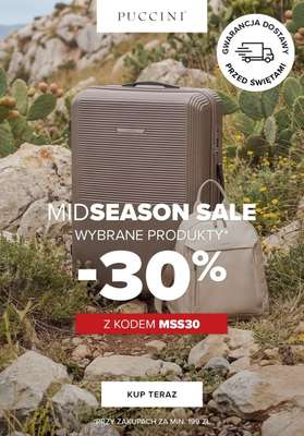 BEST SALE - gazetka promocyjna Puccini | dodatkowe -30% na wybrane produkty od środy 25.03 do wtorku 31.03