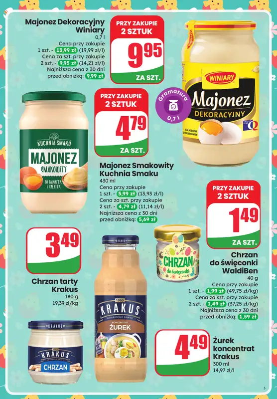 Dino - gazetka promocyjna Katalog Wielkanoc od środy 25.03 do soboty 04.04 - strona 5