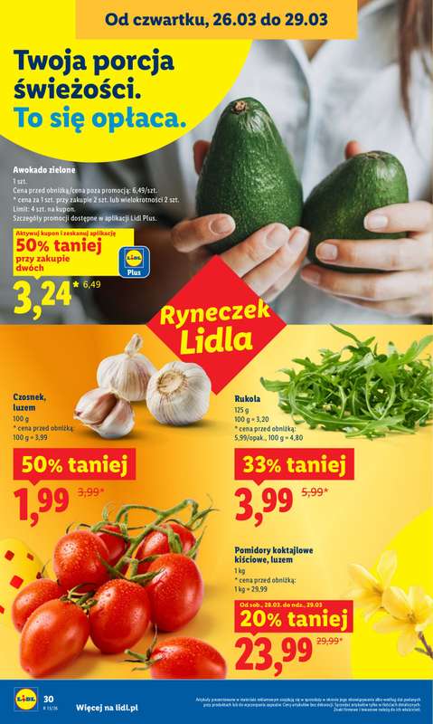 Lidl - gazetka promocyjna Oferta od czwartku od czwartku 26.03 do niedzieli 29.03 - strona 30