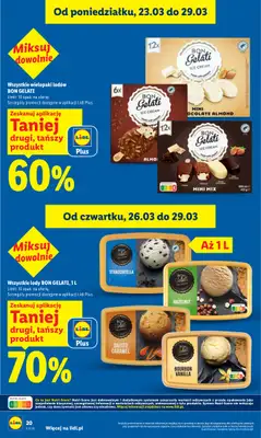 Lidl - gazetka promocyjna Oferta od czwartku od czwartku 26.03 do niedzieli 29.03 - strona 20