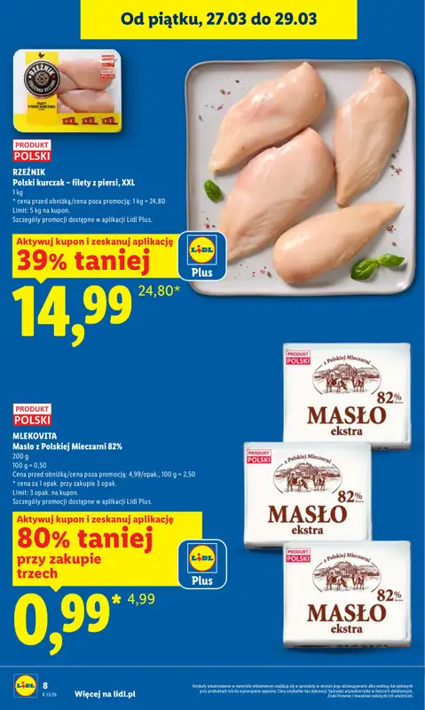 Lidl - gazetka promocyjna Oferta od czwartku od czwartku 26.03 do niedzieli 29.03 - strona 8