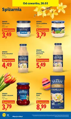 Lidl - gazetka promocyjna Oferta od czwartku od czwartku 26.03 do niedzieli 29.03 - strona 68