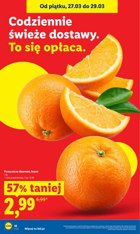 Lidl - gazetka promocyjna Oferta od czwartku od czwartku 26.03 do niedzieli 29.03 - strona 10