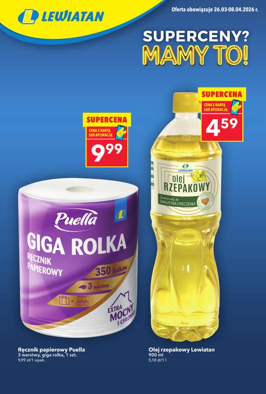 LEWIATAN - gazetka promocyjna Superceny? Mamy to w Lewiatanie! od czwartku 26.03 do środy 08.04 - strona 2