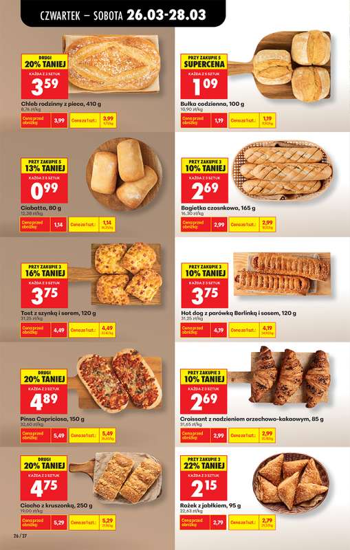 Biedronka - gazetka promocyjna Od czwartku, Z ladą tradycyjną od czwartku 26.03 do wtorku 31.03 - strona 32
