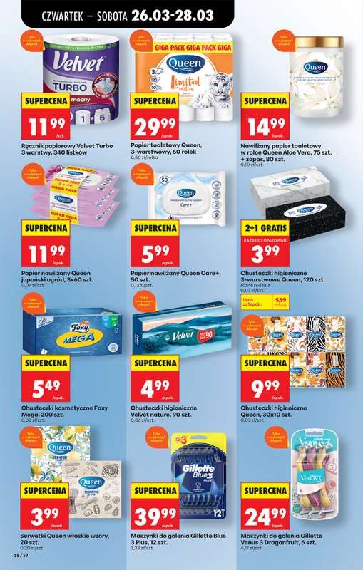 Biedronka - gazetka promocyjna Od czwartku, Z ladą tradycyjną od czwartku 26.03 do wtorku 31.03 - strona 74