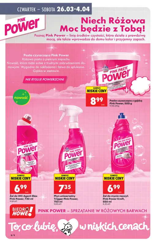 Biedronka - gazetka promocyjna Drogeria Biedronki od czwartku 26.03 do soboty 04.04 - strona 8