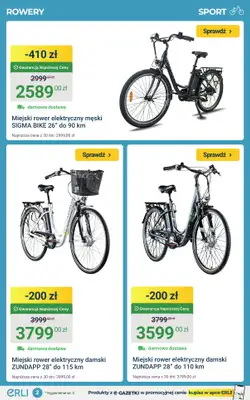 ERLI - gazetka promocyjna Rowery, hulajnogi i bieżnie do – 25%! od piątku 27.03 do niedzieli 29.03 - strona 2