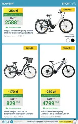 ERLI - gazetka promocyjna Rowery, hulajnogi i bieżnie do – 25%! od piątku 27.03 do niedzieli 29.03 - strona 7