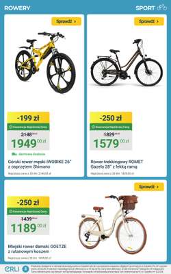 Miejski rower damski GOETZE z ratanowym koszem