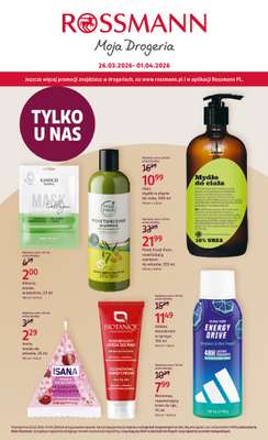 Rossmann - gazetka promocyjna Gazetka od czwartku 26.03 do środy 01.04