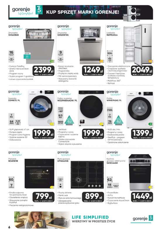 Max Elektro - gazetka promocyjna Gazetka od czwartku 26.03 do poniedziałku 27.04 - strona 6