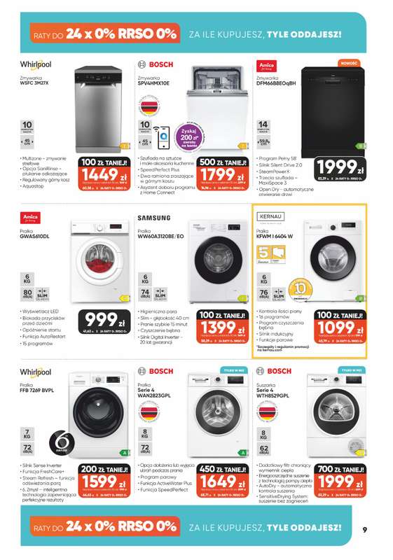 Max Elektro - gazetka promocyjna Gazetka od czwartku 26.03 do poniedziałku 27.04 - strona 9