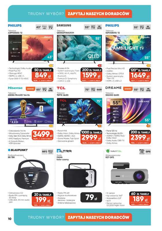 Max Elektro - gazetka promocyjna Gazetka od czwartku 26.03 do poniedziałku 27.04 - strona 10