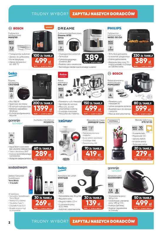 Max Elektro - gazetka promocyjna Gazetka od czwartku 26.03 do poniedziałku 27.04 - strona 2