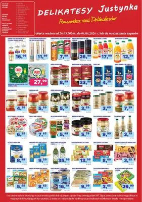 Delikatesy Justynka - gazetka promocyjna Gazetka od czwartku 26.03 do soboty 04.04 - strona 8