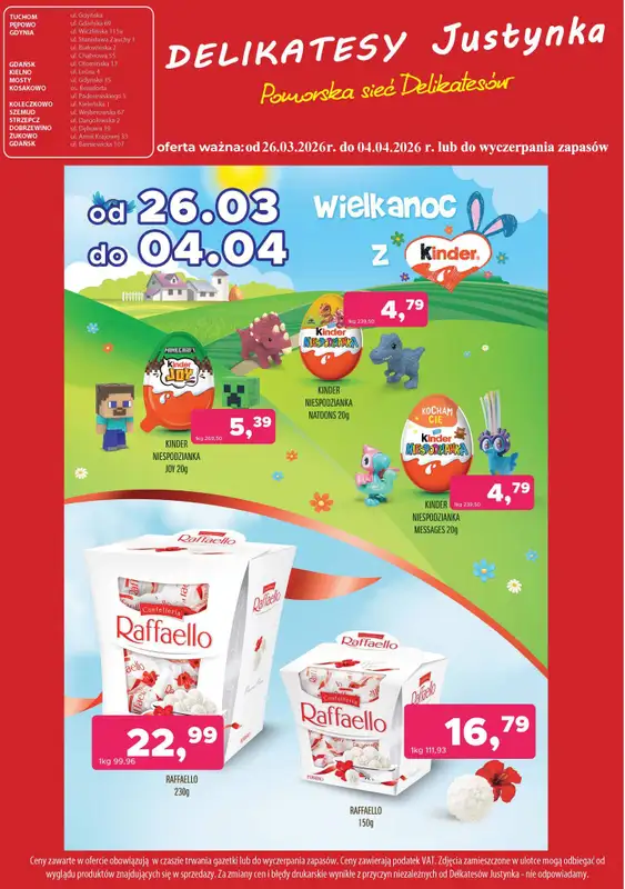 Delikatesy Justynka - gazetka promocyjna Gazetka od czwartku 26.03 do soboty 04.04 - strona 6