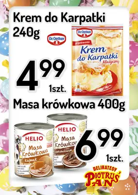 Delikatesy Piotruś Pan - gazetka promocyjna Plakaty promocyjne od czwartku 26.03 do niedzieli 29.03