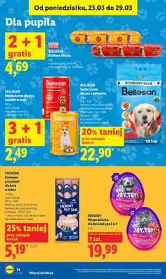 Lidl - gazetka promocyjna Oferta od czwartku od czwartku 26.03 do niedzieli 29.03 - strona 74