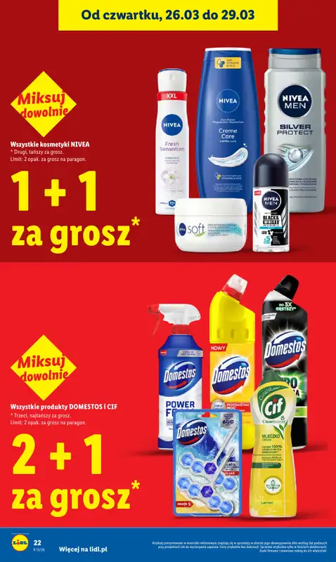 Lidl - gazetka promocyjna Oferta od czwartku od czwartku 26.03 do niedzieli 29.03 - strona 22