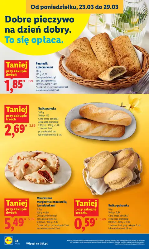 Lidl - gazetka promocyjna Oferta od czwartku od czwartku 26.03 do niedzieli 29.03 - strona 34
