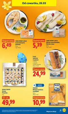 Lidl - gazetka promocyjna Oferta od czwartku od czwartku 26.03 do niedzieli 29.03 - strona 45