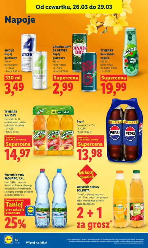 Lidl - gazetka promocyjna Oferta od czwartku od czwartku 26.03 do niedzieli 29.03 - strona 56