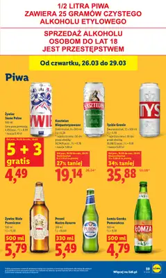 Lidl - gazetka promocyjna Oferta od czwartku od czwartku 26.03 do niedzieli 29.03 - strona 59