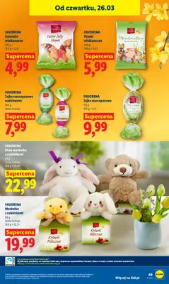 Lidl - gazetka promocyjna Oferta od czwartku od czwartku 26.03 do niedzieli 29.03 - strona 49