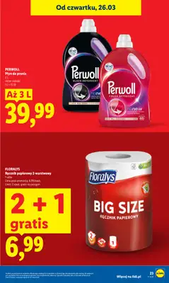 Lidl - gazetka promocyjna Oferta od czwartku od czwartku 26.03 do niedzieli 29.03 - strona 23
