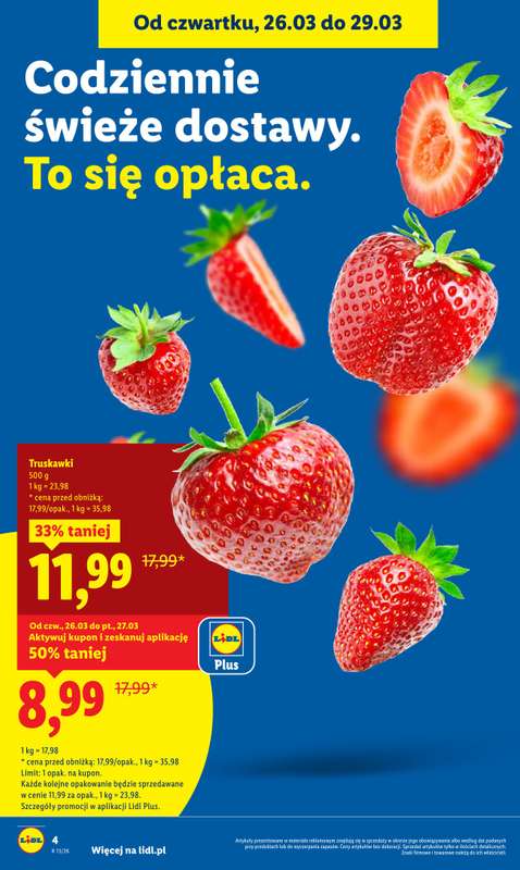 Lidl - gazetka promocyjna Oferta od czwartku od czwartku 26.03 do niedzieli 29.03 - strona 4