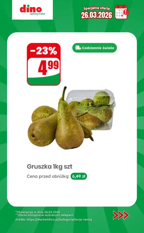 Dino - gazetka promocyjna Specjalna oferta na 26.03.2026 - promocje spoza gazetki   - strona 2
