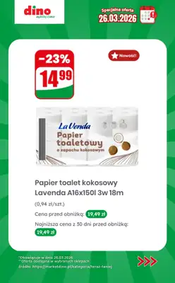 Dino - gazetka promocyjna Specjalna oferta na 26.03.2026 - promocje spoza gazetki od czwartku 26.03 do czwartku 26.03 - strona 9
