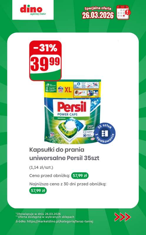 Dino - gazetka promocyjna Specjalna oferta na 26.03.2026 - promocje spoza gazetki od czwartku 26.03 do czwartku 26.03 - strona 10