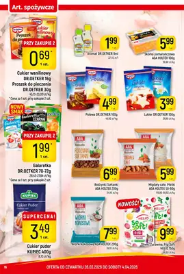 Delikatesy Piotruś Pan - gazetka promocyjna Gazetka od czwartku 26.03 do soboty 04.04 - strona 16