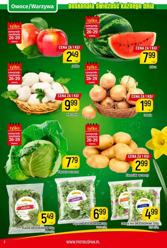 Delikatesy Piotruś Pan - gazetka promocyjna Gazetka od czwartku 26.03 do soboty 04.04 - strona 2