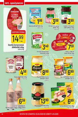 Delikatesy Piotruś Pan - gazetka promocyjna Gazetka od czwartku 26.03 do soboty 04.04 - strona 12