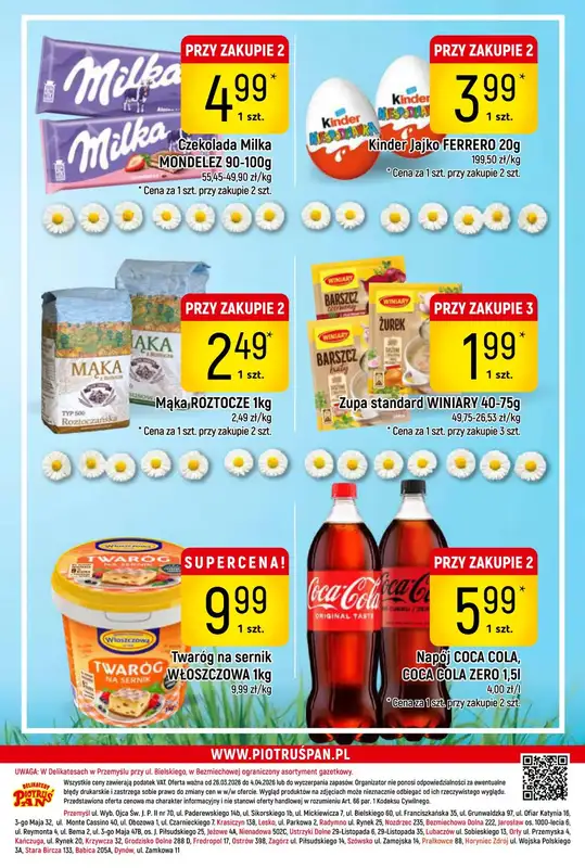 Delikatesy Piotruś Pan - gazetka promocyjna Gazetka od czwartku 26.03 do soboty 04.04 - strona 28