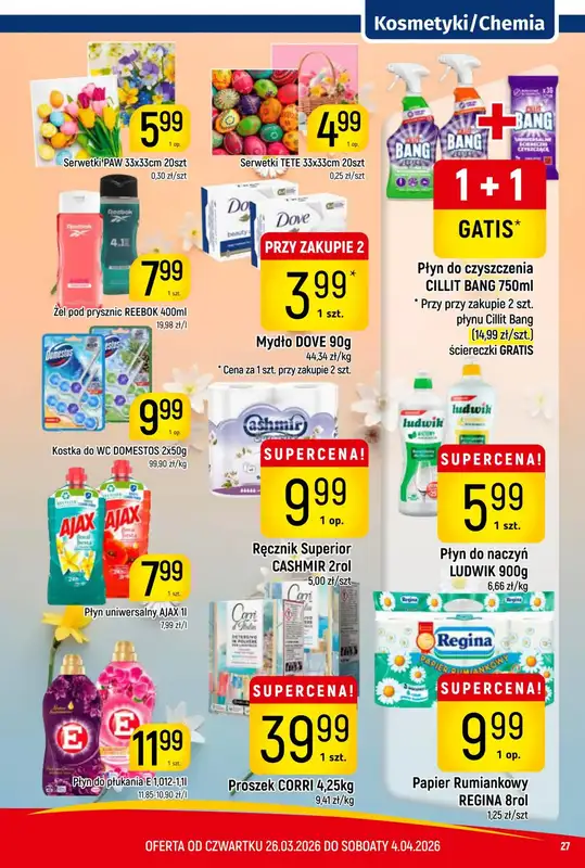 Delikatesy Piotruś Pan - gazetka promocyjna Gazetka od czwartku 26.03 do soboty 04.04 - strona 27