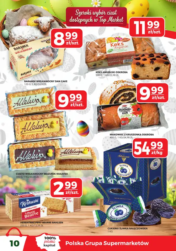 Top Market - gazetka promocyjna Gazetka od czwartku 26.03 do poniedziałku 06.04 - strona 10