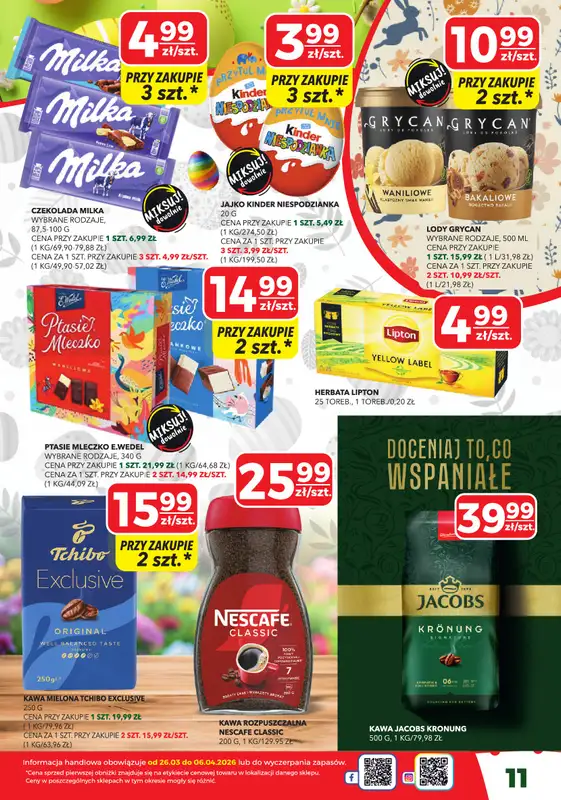 Top Market - gazetka promocyjna Gazetka od czwartku 26.03 do poniedziałku 06.04 - strona 11