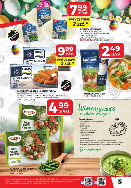 Top Market - gazetka promocyjna Gazetka od czwartku 26.03 do poniedziałku 06.04 - strona 5