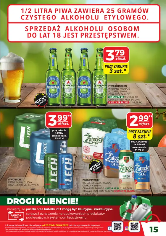 Top Market - gazetka promocyjna Gazetka od czwartku 26.03 do poniedziałku 06.04 - strona 15